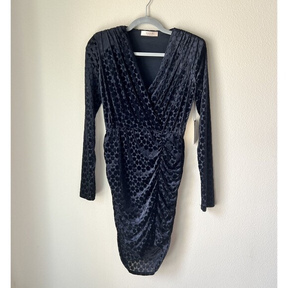 NWT Bailey 44 Agnes Dress Black $248 Women's Small - Picture 2 of 5